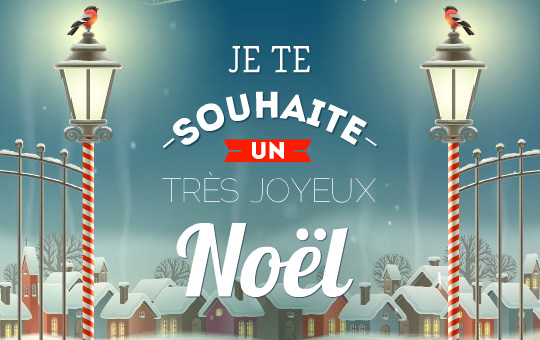 Carte Je Te Souhaite Un Tres Joyeux Noel